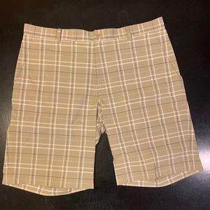 Nike Plaid Golf Shorts